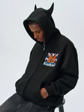 MEDM Angel & Devil Horns Zip-Up Hoodie