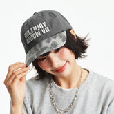 MEDM leopard print casual print spliced daily duckbill cap for men and women, new hat with three-dimensional embroidery baseball cap in front