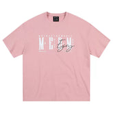 MEDM26SS basic logo layout short sleeved men's retro American casual round neck top women's trendy brand summer T-shirt