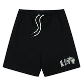 MEDM26SS floral quick drying pants trendy brand American retro five quarter shorts men's summer wear casual sports pants women