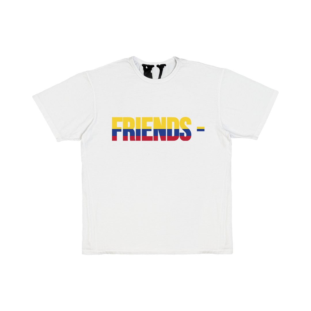 FRIENDS – COL T-SHIRT – WHITE