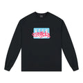 MEDMbox long sleeved T-shirt men's autumn trendy brand American hip-hop retro casual T-shirt loose and versatile pullover top