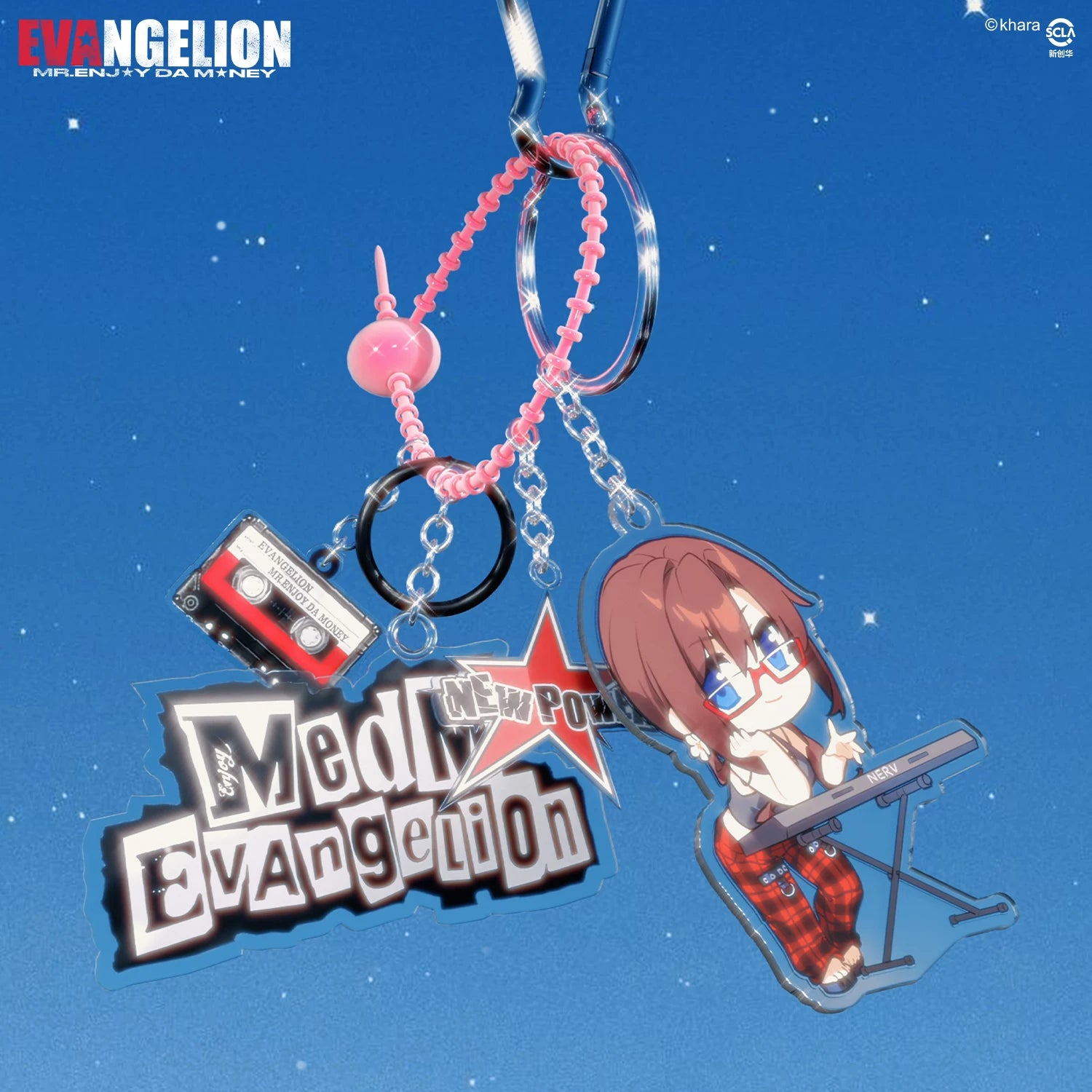 MEDMxEVA NEVER END series animation anime acrylic keychain high appearance ins style pendant