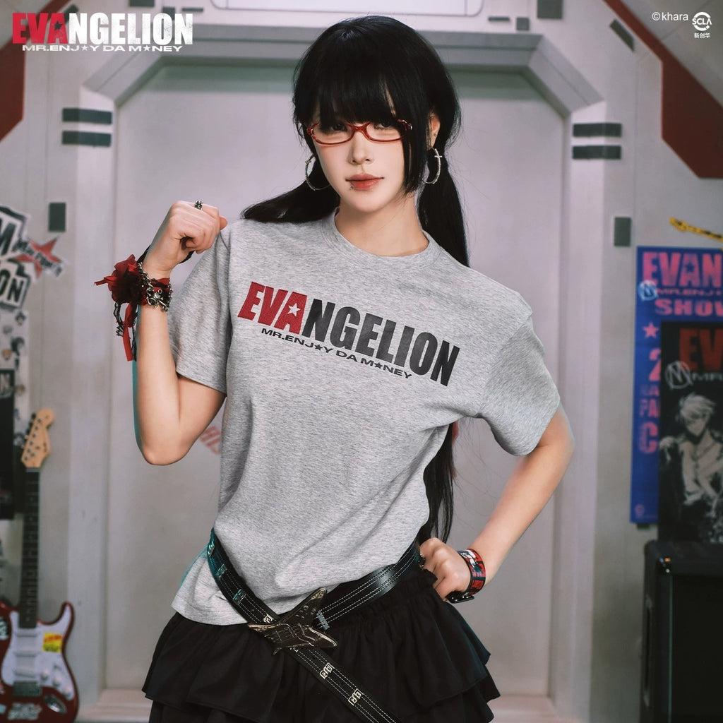 MEDMxEVA NEVER END series jelly air layer basic casual round neck short sleeved commuting round neck T-shirt
