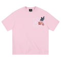 MEDM26SS Butterfly Garden Pure Cotton Short Sleeve T-shirt Women's American Top Men's Summer Loose Casual Half Sleeve Tee
