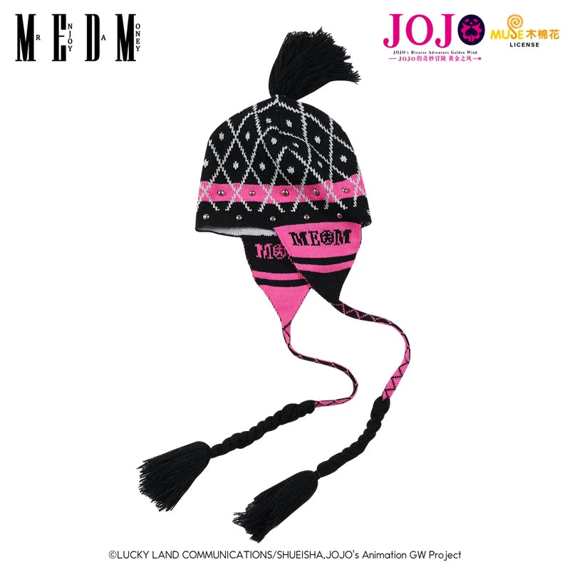 MEDMxJOJO's Bizarre Adventure Collaboration - Mista Anime Ear Protection Warm Knitted Hat Anti Cold Knitted Hat