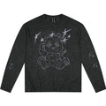 MEDM Dazzling Bear Series Printed Casual Long Sleeve Hoodie Trendy Skin friendly Breathable Round Neck Couple Top Autumn
