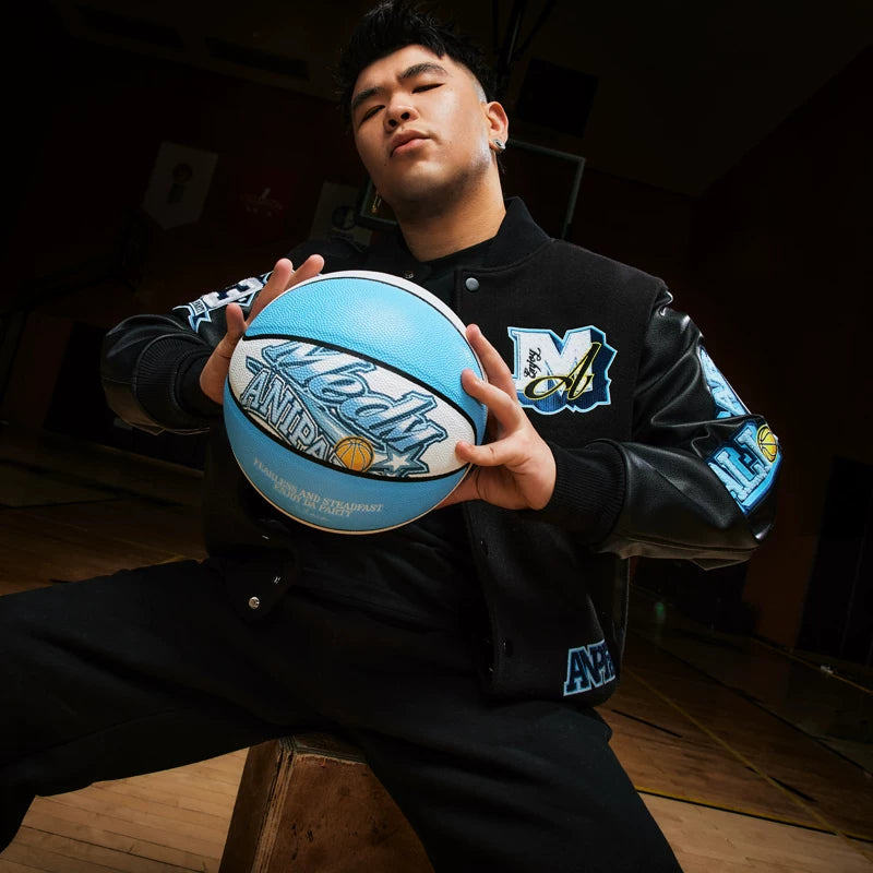 MEDMx ANPT collaboration microfiber basketball No.7 outdoor adult primary and secondary school students wear-resistant hand training competition ball