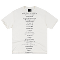 MEDM poetry collection layout printing casual round neck knitted short sleeved trendy American lazy feeling unisex T-shirt summer