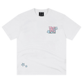 MEDM blend star font layout printing casual round neck short sleeved trendy heavyweight pure cotton loose couple T-shirt