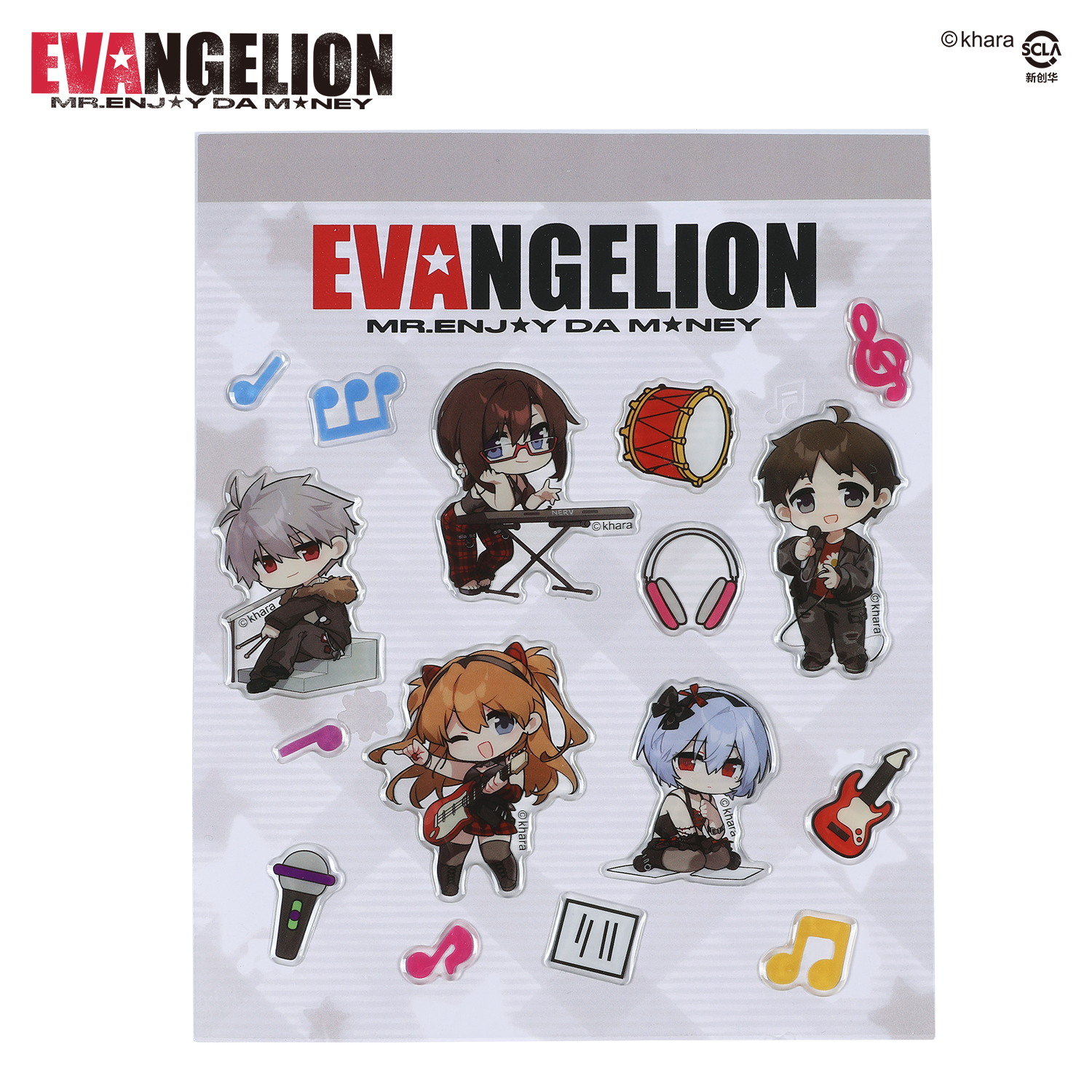 MEDMxEVA NEVER END Series Q Version Sticker New World Gospel Warrior Animation anime Sticker