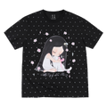 MEDM × Iria's mailbox joint guardian kitten print full star casual small version short sleeved round neck T-shirt