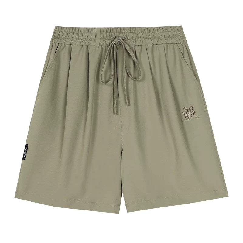 MEDM Cool Sunscreen Shorts for Men and Women, Summer Outdoor Casual Pants, Loose Thin, Straight, 5/4 Mid Pants