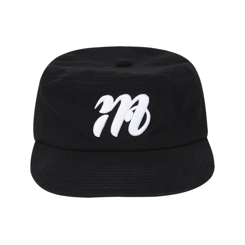 MEDM flat top casual retro versatile striped hat retro street minimalist small label embroidered duck tongue hat for men and women