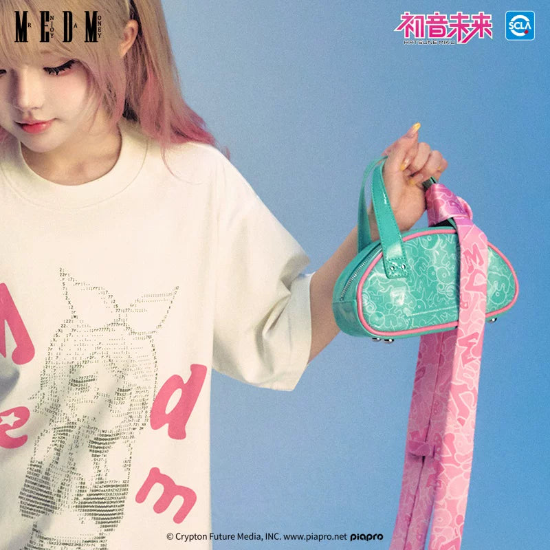 MEDMx Hatsune Miku Handbag for Women High level Luxury 2025 New Versatile Design Small Crowd Bag