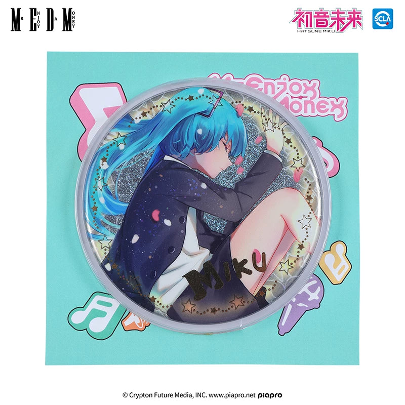 MEDMx Hatsune Miku co branded series surrounding large badges decorations hanging county badges