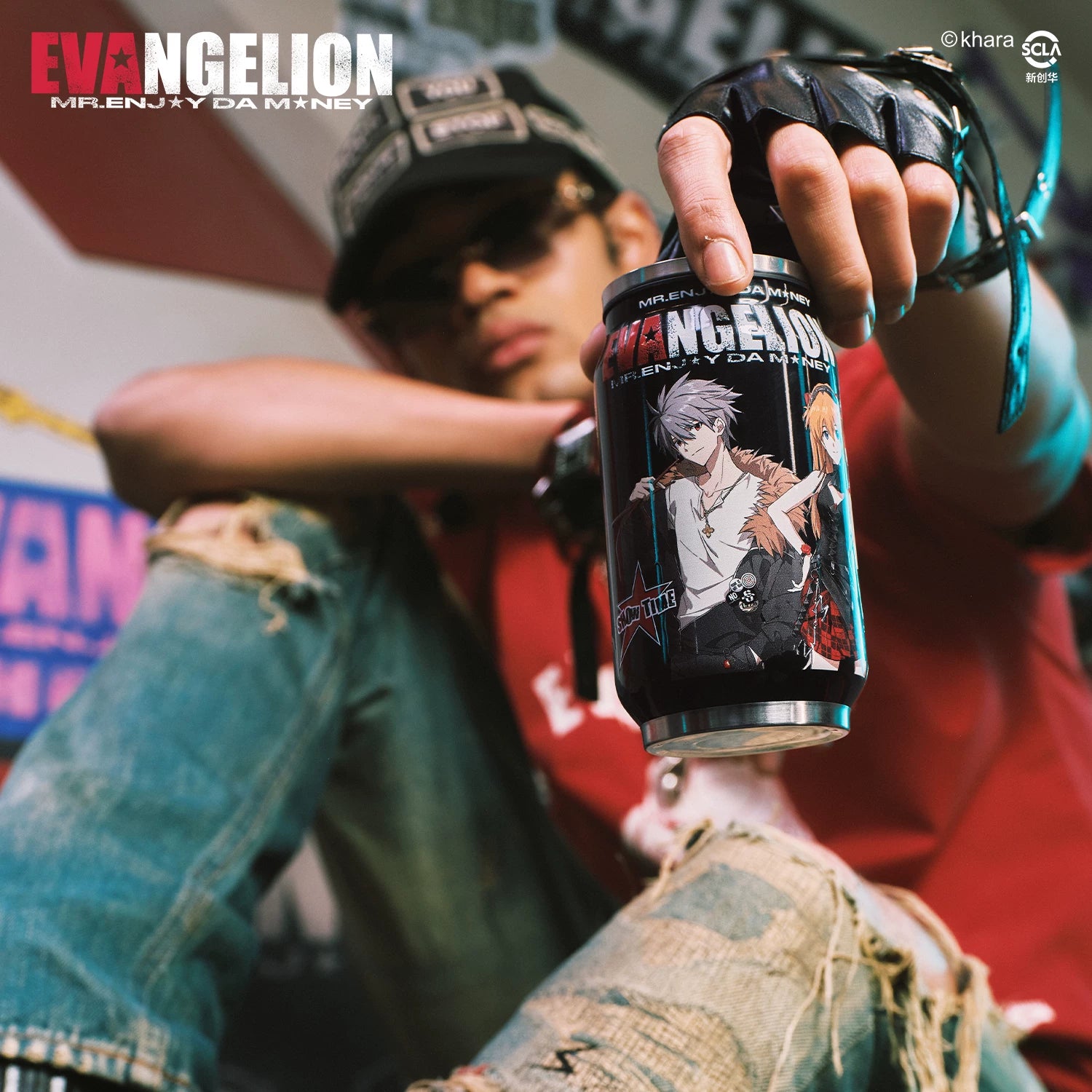 MEDMxEVA NEVER END series animation anime metal water cup with high face value and external car cup