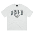 Shen Yue's same MEDM26SS small fragrance filled pearl letter short sleeved T-shirt for men's summer American style T-shirt