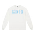 MEDM Waffle round neck sweatshirt for men in autumn, new American fashion brand retro loose fit, versatile for couples, casual long sleeved