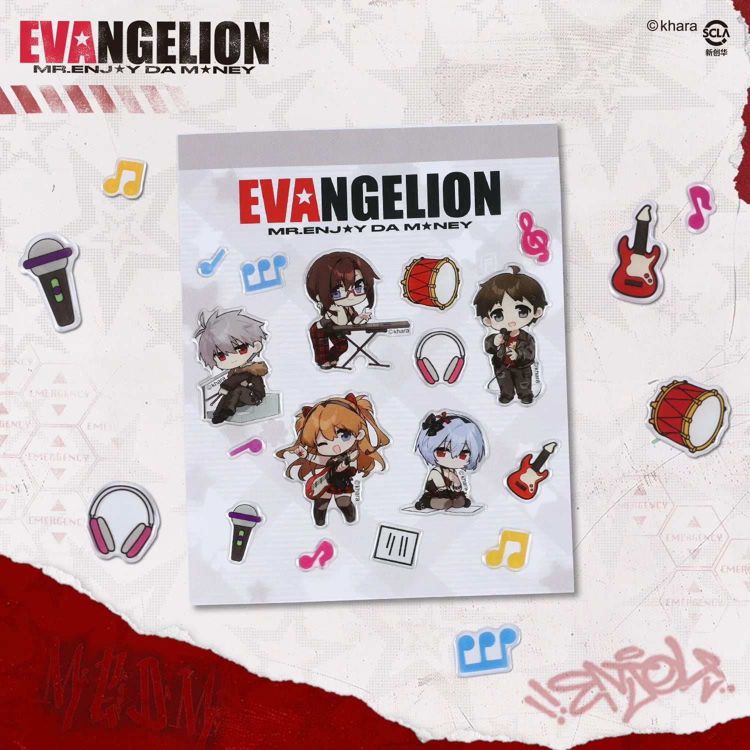MEDMxEVA NEVER END Series Q Version Sticker New World Gospel Warrior Animation anime Sticker