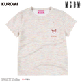MEDM × Sanrio Family Series Color Yarn Cool Lomi Pattern Embroidery Casual Short Sleeve Cute Sweet Girl T-shirt Female