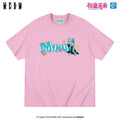 MEDMx Hatsune Miku Virtual Singer Short Sleeve Women's T-shirt 2025 New Summer American Design Casual Top