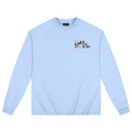MEDM2025 new product solid color sticker animal pattern suede ant thread casual long sleeved T-shirt round neck base shirt top