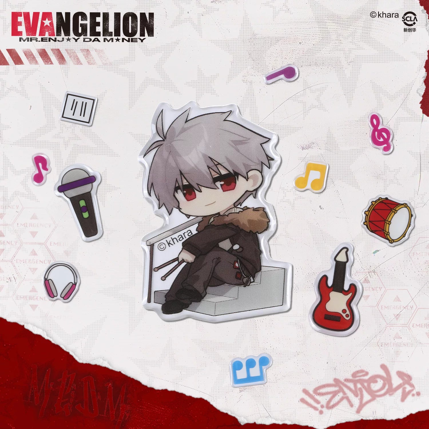 MEDMxEVA NEVER END Series Q Version Sticker New World Gospel Warrior Animation anime Sticker