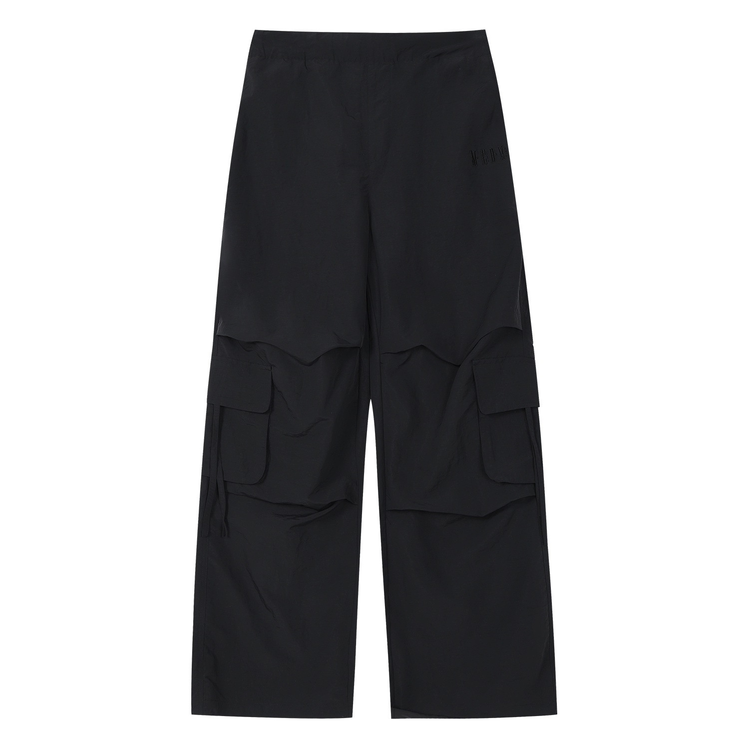 MEDM waterproof sport quick drying loose parachute pants trend multi pocket logo embroidery wide leg casual pants summer