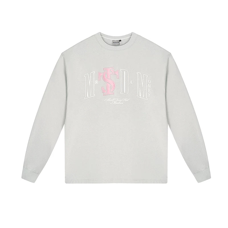 MEDM x STK collaboration ASEN long sleeved T-shirt men's spring autumn American hip-hop pullover top women's