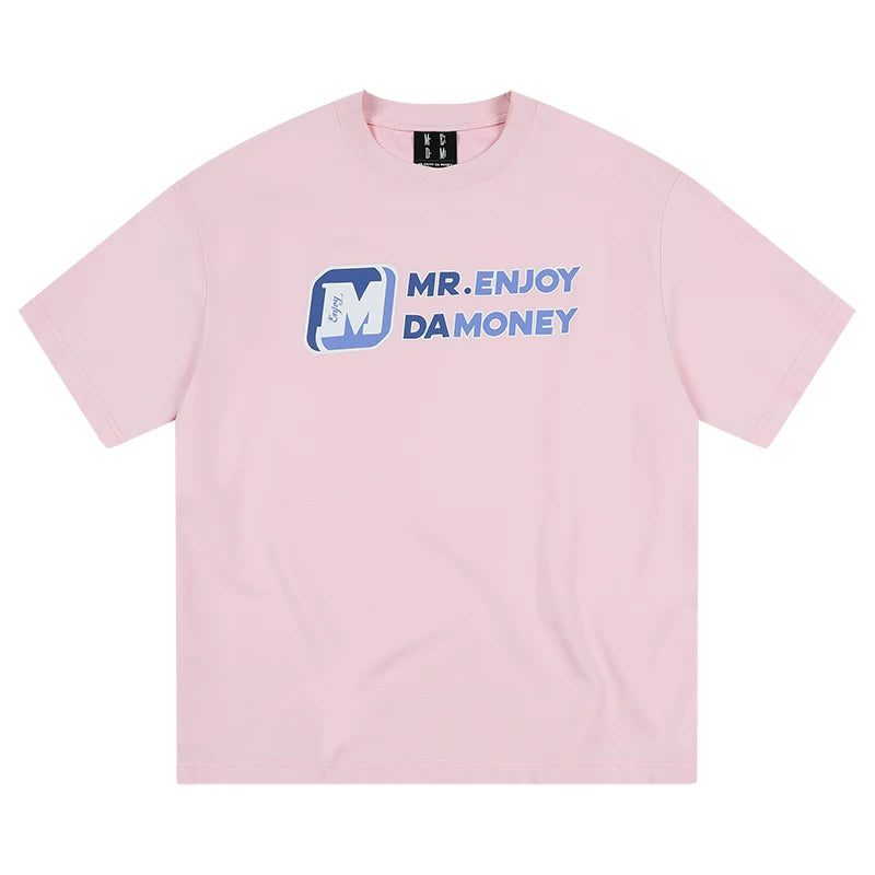 MEDM26SS large M offset printing quick drying short sleeved T-shirt for men, 2026 new summer round neck top for women, American style T-shirt trend