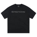 MEDM26SS Starry Sky Letter Diamond Technology Flash Point Fabric Short Sleeve Men's American Retro Leisure Summer T-shirt Women