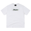 MEDM Light Embroidered Flower Casual Round Neck T-shirt American Street Versatile Letter Printed Loose Couple Short Sleeve