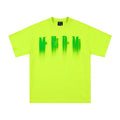 MEDM Phantom Logo Short Sleeve T-shirt for Men and Women, Summer Trendy Brand American Street Hip Hop Five Sleeve T-shirt