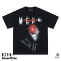MEDMx Kamen Rider Neon Style Series Short Sleeve T-shirt Men's Summer American Retro T-shirt Casual Top