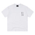 MEDM 3D rhinestone four letter casual micro silhouette short sleeved trendy simple and versatile heavyweight pure cotton T-shirt for men and women