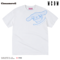 MEDM × Sanrio Family Series Sparkling Pink Gradient Big Ear Dog Pattern Casual Round Neck Short Sleeve Couple T-shirt Summer