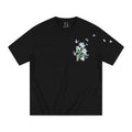 MEDM butterfly wrapped magnolia flower three-dimensional embroidery casual round neck short sleeved trendy simple loose couple T-shirt summer