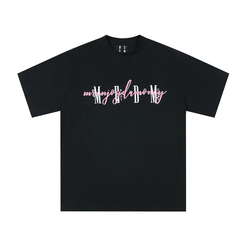MEDM fashion brand summer basic short sleeved T-shirt for both men and women, American retro oversized casual half sleeved T-shirt