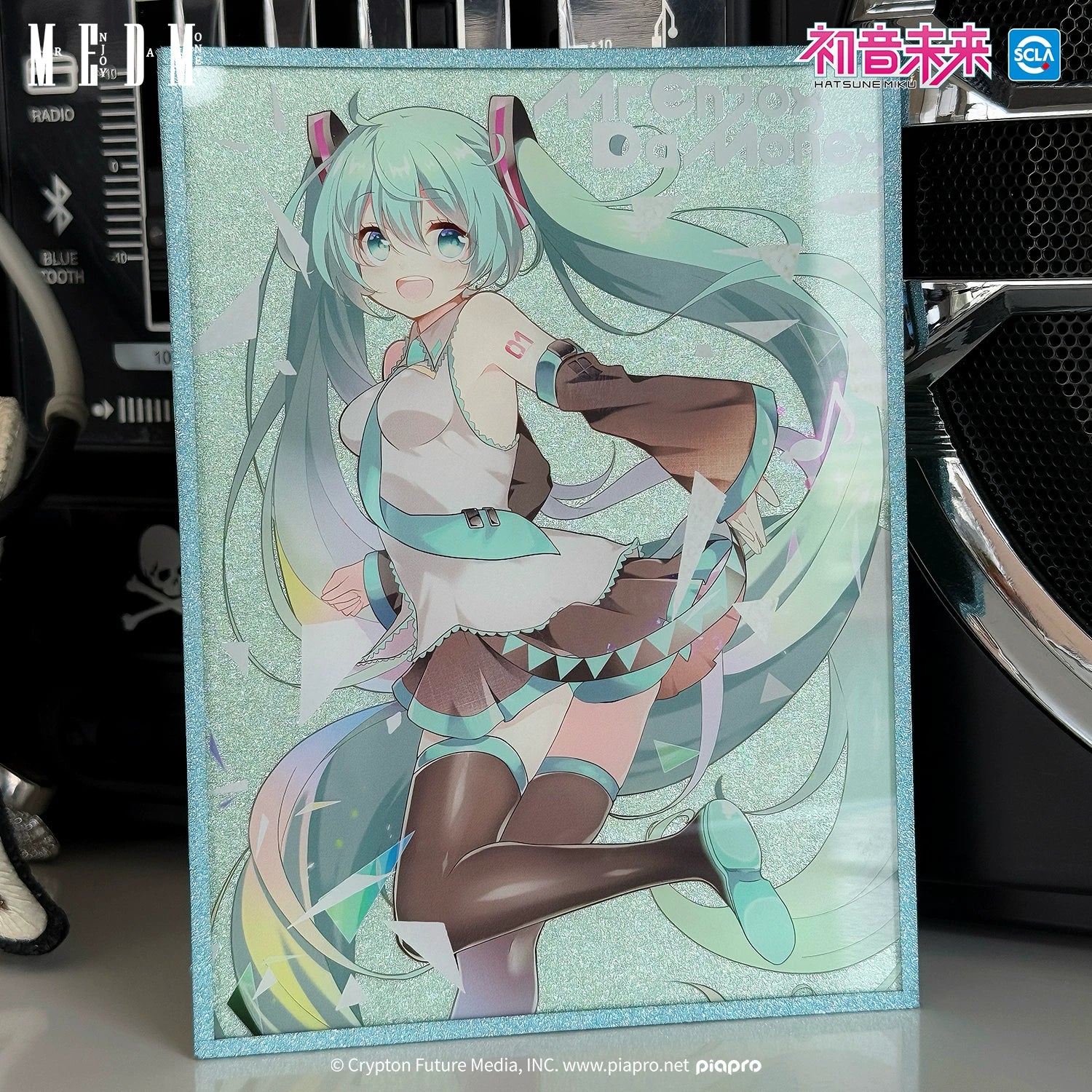 MEDMx初音未来色纸2025上新联名款卡通小众高级收藏周边镭射卡