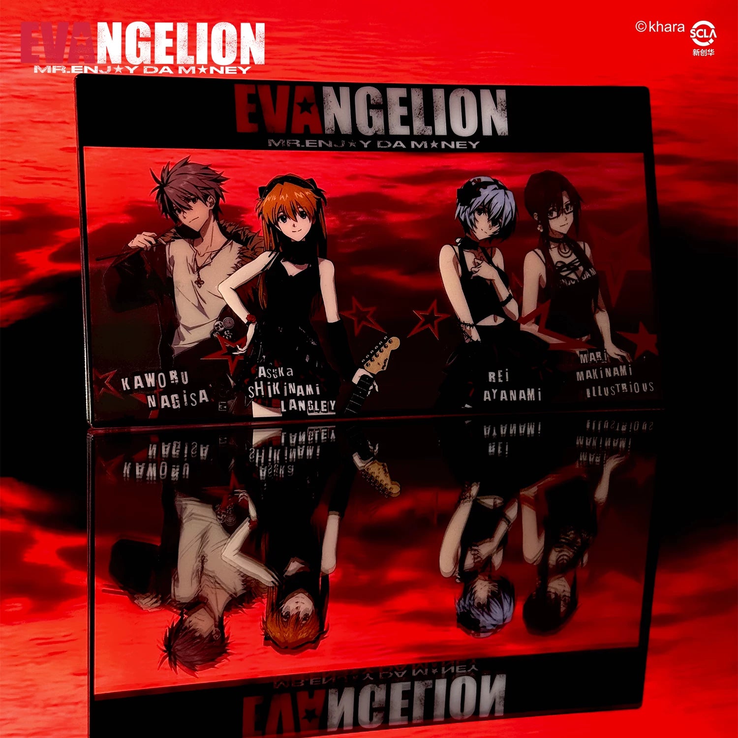 MEDMxEVA NEVER END series animation anime card penetration peripheral decorations
