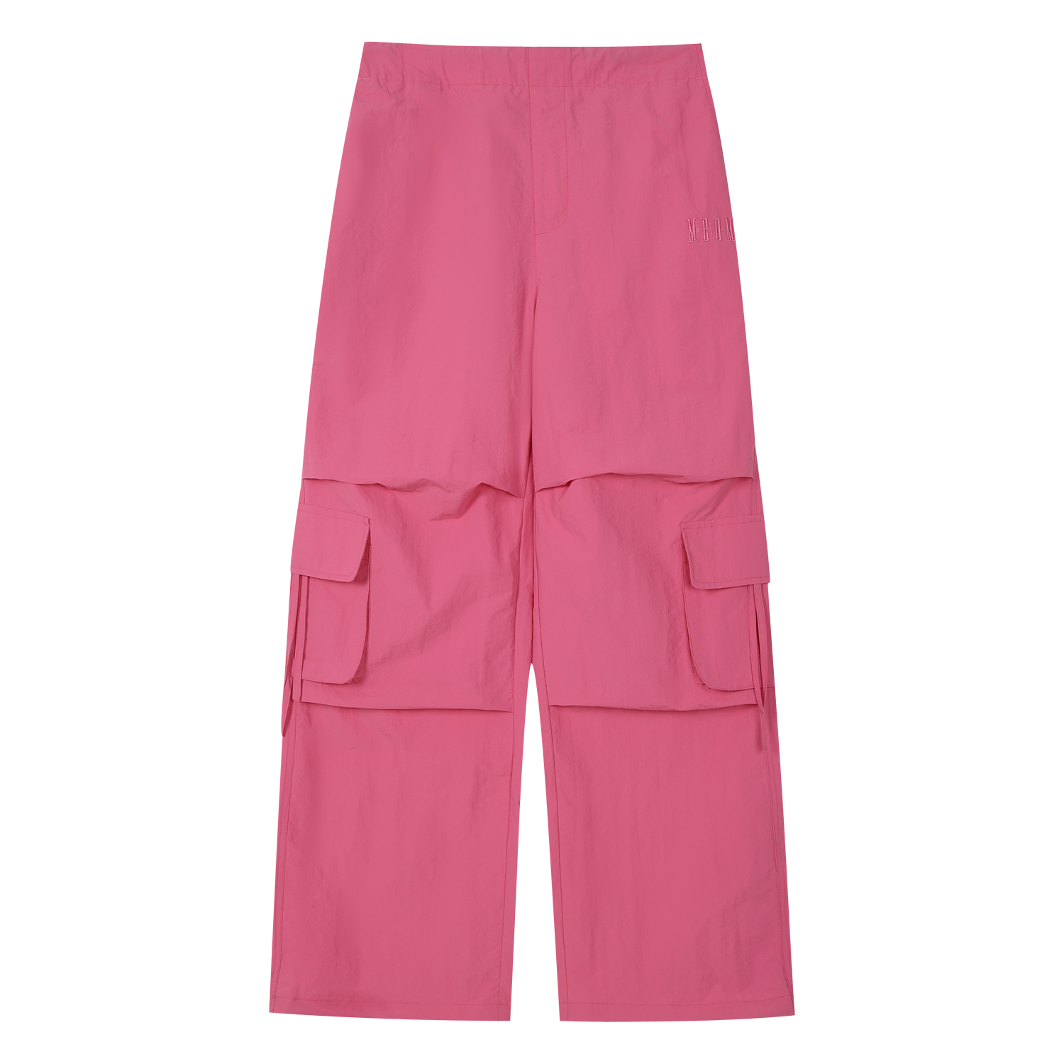 MEDM waterproof sport quick drying loose parachute pants trend multi pocket logo embroidery wide leg casual pants summer