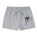 MEDM Cute Graffiti Keychain Heavy Fabric Ultra Short Pants Street Spicy Girl Style Basic Versatile Casual Pants Women