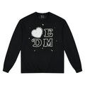 MEDM Love Sticker Small Fragrant Fabric Nail Bead Long Sleeve T-shirt Street Trendy Brand Couple Casual Bottom Shirt Top Autumn