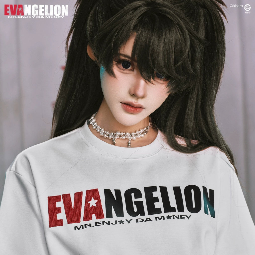 MEDMxEVA NEVER END series jelly air layer basic casual round neck short sleeved commuting round neck T-shirt