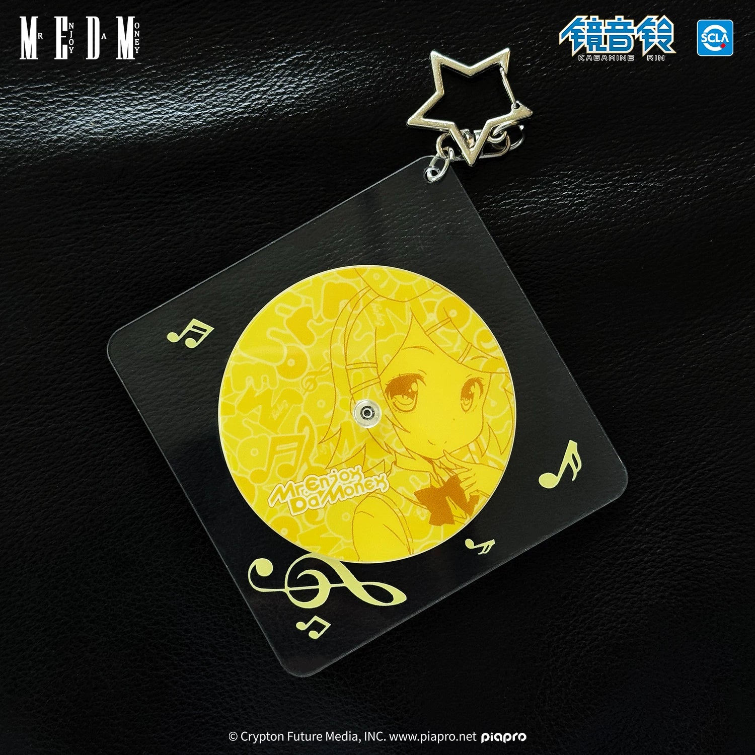MEDMx Hatsune Miku Co branded Series Peripheral Phonographic Acrylic Keychain Decorative Pendant Ornament