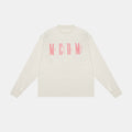 MEDM fashion brand long sleeved T-shirt for men and women, loose and trendy T-shirt, basic simple printing, pure cotton couple autumn top