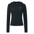 MEDM Cool Quick Drying Thin Casual Sunscreen Hoodie for Summer Commuting Breathable Sweating Slim Fit Long Sleeve T-shirt for Women