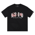 MEDM Four Character Cherry Blossom Embroidered Letter Printed Casual Round Neck T-shirt 26 Summer New Street Versatile Loose Short Sleeve
