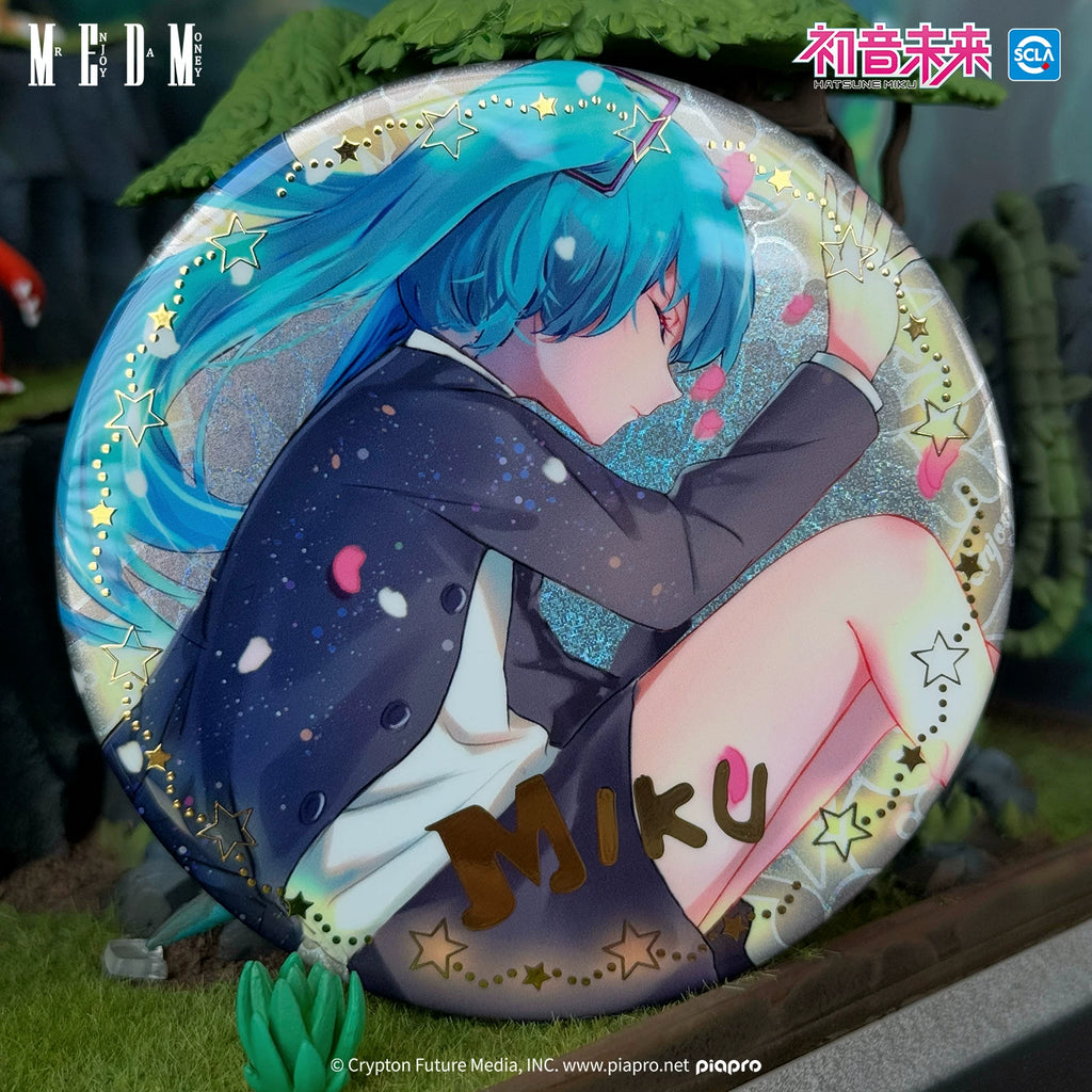MEDMx Hatsune Miku co branded series surrounding large badges decorations hanging county badges